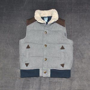 baby Gap Boys Gray Puffy Vest Size 2